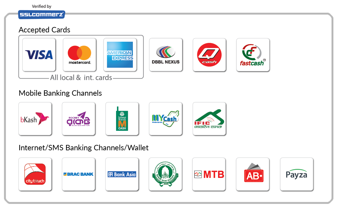 Pay Online from Bangladesh and abroad for web shared, VPS, Dedicated and Cloud hosting, domain registration, web design and web development, email marketing and lots more.